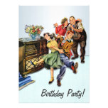 Sock Hop Birthday Party Retro Custom Invitation