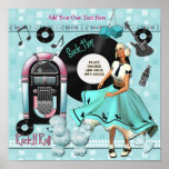 Sock Hop Digital Scrapbook Frame Print