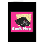 Sock Hop Greeting Card