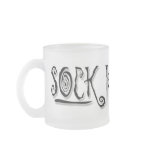 Sock Horror blood spatter mugs