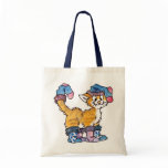 Sock Kitty Tote bags