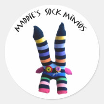 Sock Minion Sticker