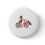 Sock Monkey % 1950's Bicycle Drawing--Unique buttons