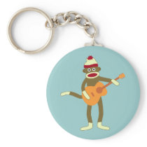 Sock Monkey Acoustic Guitar