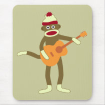 Sock Monkey Acoustic Guitar