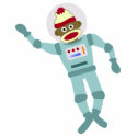 Sock Monkey Astronaut t-shirts