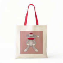 Sock Monkey Tote Bags
