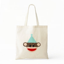 Sock Monkey Birthday Bag