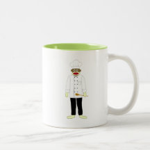 Sock Monkey Chef Coffee Mug