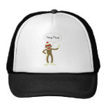 Sock Monkey Customisable Comic Speech Bubble Trucker Hat