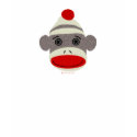 Sock Monkey Face Ladie's Long Sleeve t-shirts