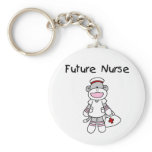 SOCK MONKEY FUTURE NURSE KEY CHAINS