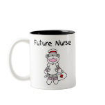 SOCK MONKEY FUTURE NURSE mugs