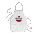 Sock Monkey Head aprons