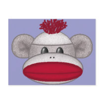 Sock Monkey Head