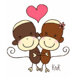 Sock Monkey Hugz T-shirt