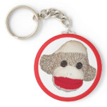 Sock monkey keychains