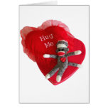 Sock Monkey Love #7 Hug Me Card