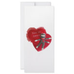 Sock Monkey Love #8 Heart You're Sweet Rack Card Template
