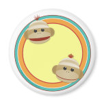 Sock Monkey Madness by Kelly Schwark Designs magnets