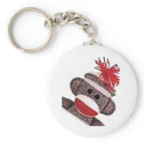 Sock Monkey merchandise products gifts Keychain