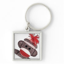 Sock Monkey merchandise products gifts Keychain