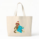 Sock Monkey Monogram Boy K