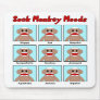 Sock Monkey Moods Mousepad