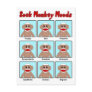 Sock Monkey Moods Postcard