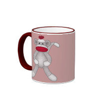 Sock Monkey Coffee Mugs