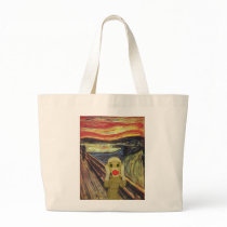 Sock Monkey Scream tote bag