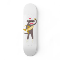 Sock Monkey Skate Board