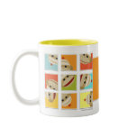Sock Monkey Socks Blocks by Kelly Schwark mugs