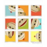 Sock Monkey Socks Blocks Shirt Kelly Schwark