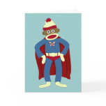 Sock Monkey Superhero cards