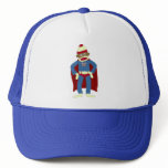 Sock Monkey Superhero hats