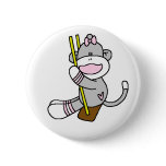 Sock Monkey Swinging Pin