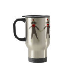 Sock Monkey Travel Mug