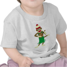 Sock Monkey Ukulele Tshirts