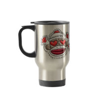 Sock Monkey Valentine Merchandise Coffee Mug