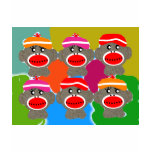 Sock Monkeys Pop Art--Art Gifts t-shirts