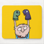 Sock Puppet Conspiracy Mousepads