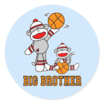 Sockmonkey Basketball Big Brother stickers