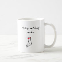 socks, Holey welding socks Coffee Mug