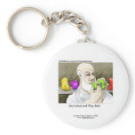 Socrates & Play-doh Novelty Funny Keychain