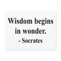 Socrates Quote 1a Post Cards
