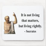 Socrates Quote 6b Mouse Pad