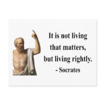 Socrates Quote 6b Postcards