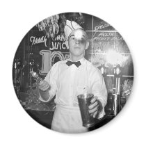Soda Jerk, 1930s Magnet
