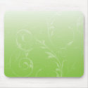 Soft and Wavy on Lime Mousepad